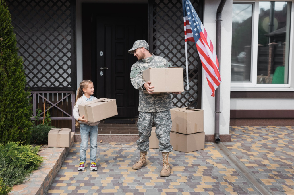 Military household relocation support in progress